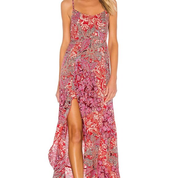 Free People previously owned - smocked slip dress - Picture 1 of 7